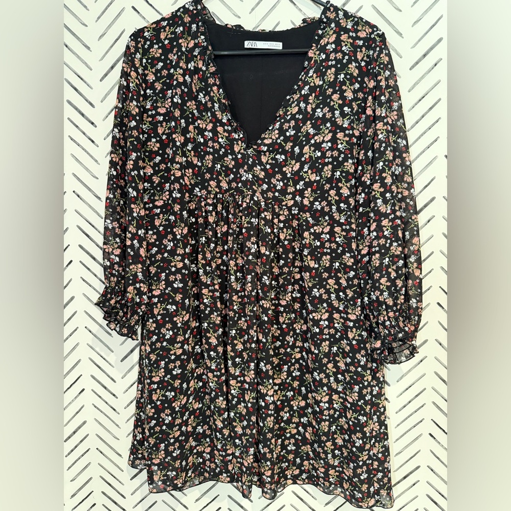 Zara Floral Mini Dress